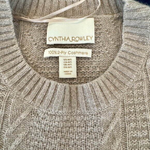 Cynthia Rowley and Rachel Zoe 100% Cashmere Sweaters - Picture 7 of 9